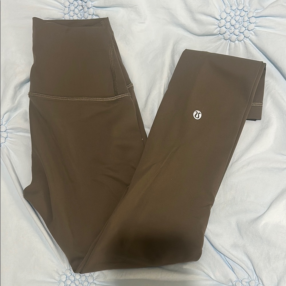 Lululemon Olive Green Leggings 25”